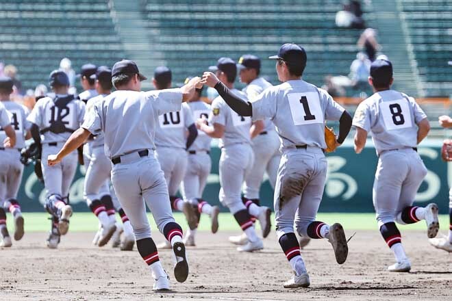 画像】仙台育英・吉川陽大投手が12K完封！原亜佑久の大会第1号