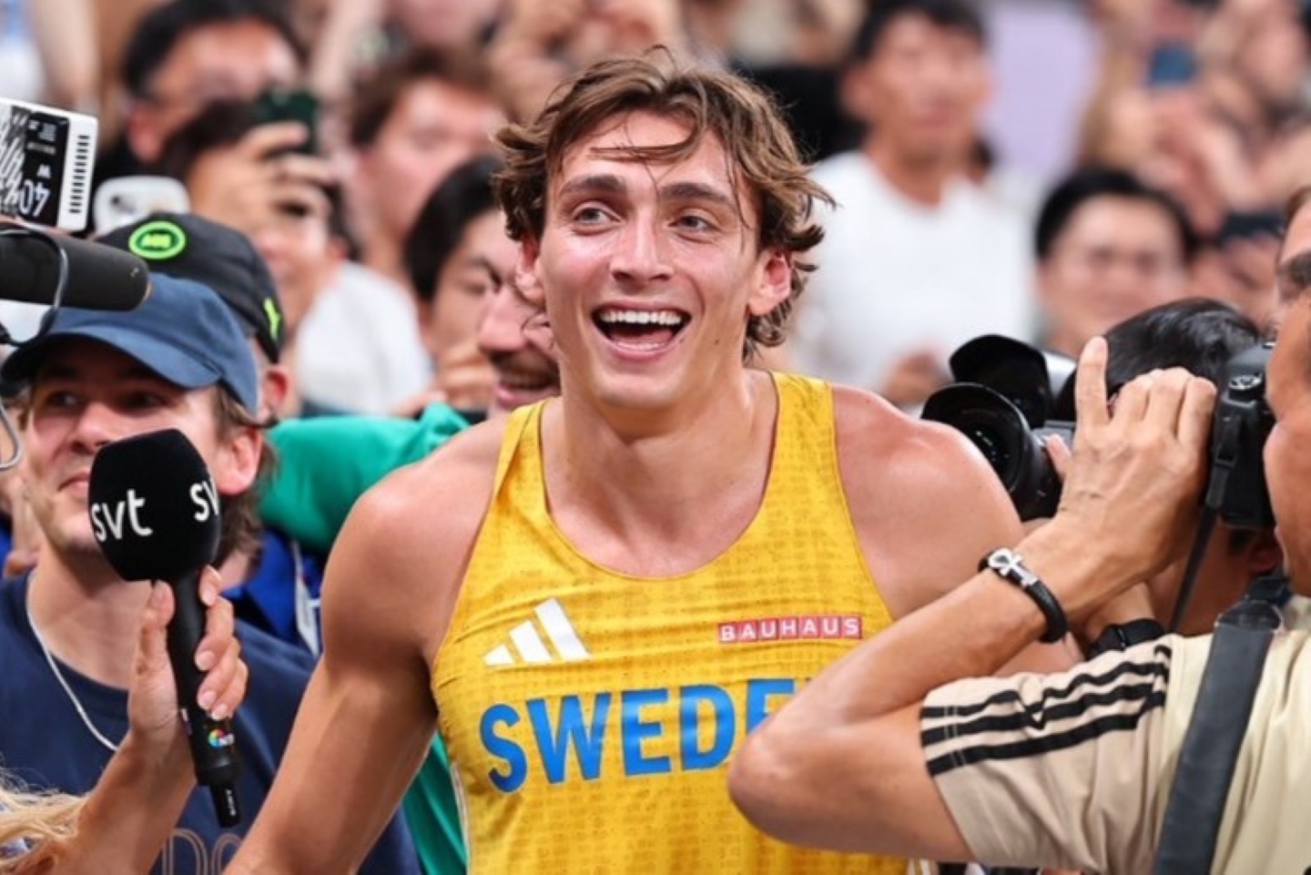 最高の気分だ。本当に信じられない」棒高跳び新記録樹立のデュプ