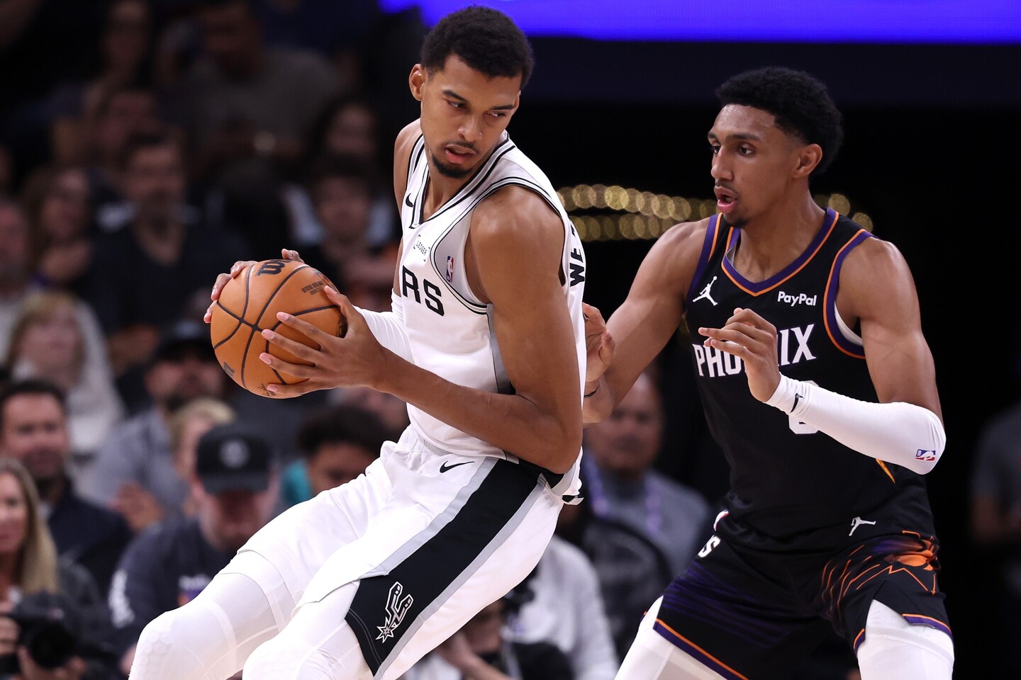 NBA BALLERS ウェンバンヤマ、レナード、マレー、 ハーフコートセット NBA史上3人目…ビクター・ウェンバンヤマがシーズン100試合連続で1