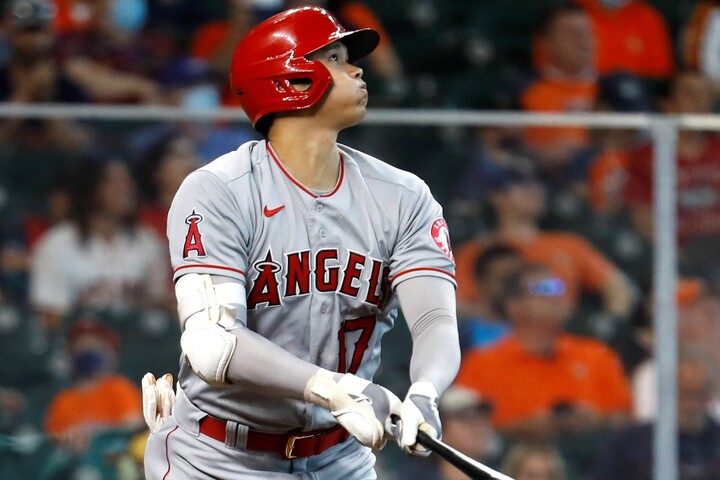 大谷翔平 チームの連敗を止める２試合連続アーチ メジャートップタイの７号 エンジェルスは勝率５割に復帰 The Digest