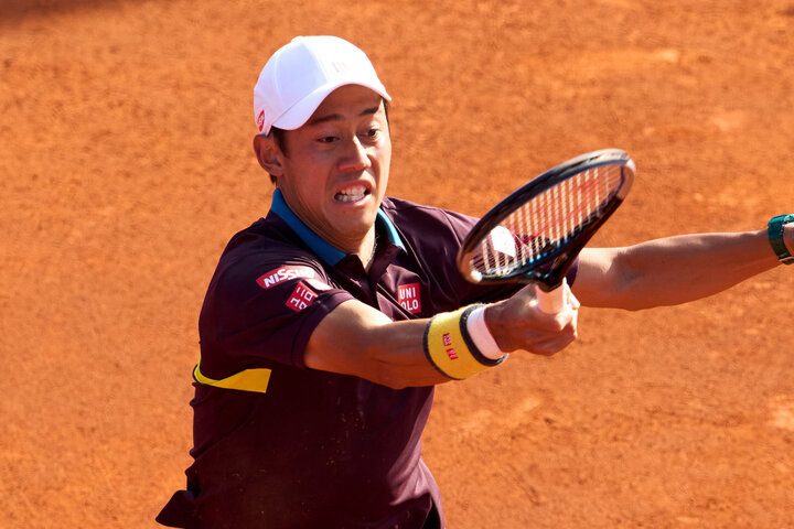 錦織圭 世界28位を下してローマ２年連続の初戦突破 球足遅いクレーでもストロークの展開力で優位に Smash The Digest