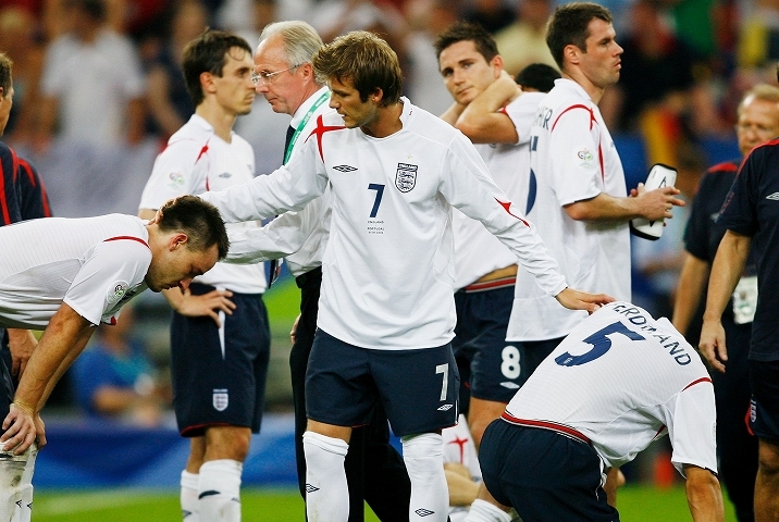 日韓W杯イングランド代表 D.ベッカム超特大写真パネル-