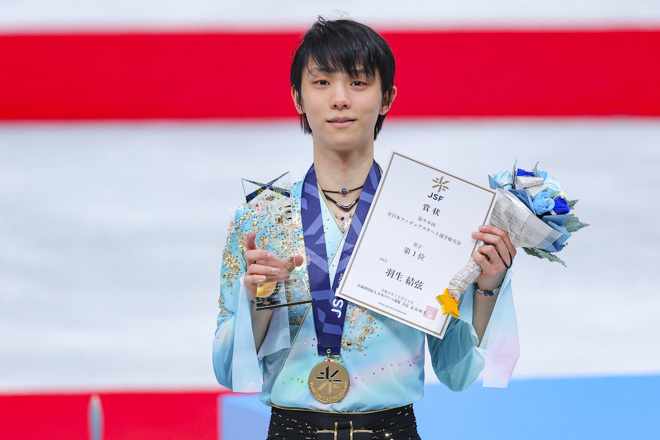 全日本フィギュアPHOTO】羽生結弦が２年連続６度目の王者に。「４A」に