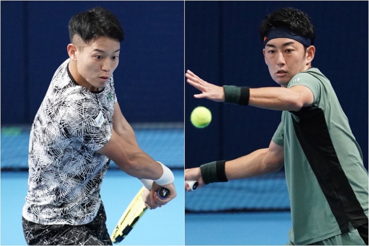 ともに余力を残してラケットを置く決断をした斉藤貴史（左）と守谷総一郎（右）。写真：THE DIGEST写真部