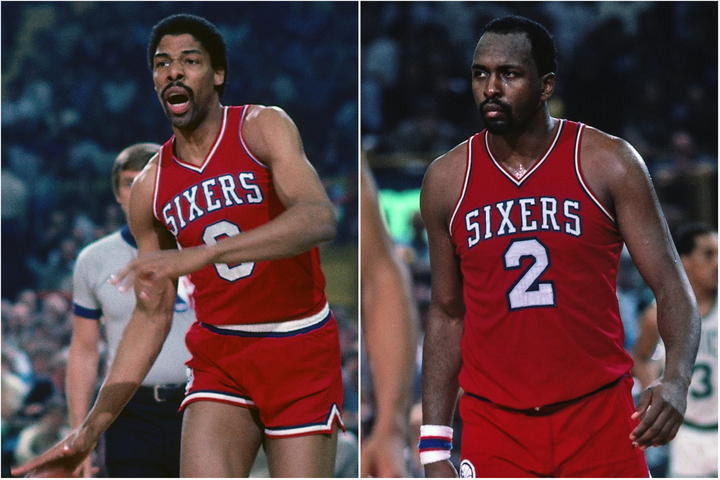◆伝説NBAスーパーレジェンド元祖スラムダンカーDr.JドクターJ直筆サイン写真 ジュリアス・アービング Dr J フィラデルフィア 76ers NBA