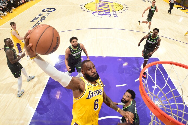 NBA公式 レイカーズ LAKERS 青い ベンチコート バスケ 紫