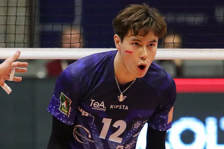 バレーボール イタリア1部モンツァ高橋藍 最多21得点でMVPに選出