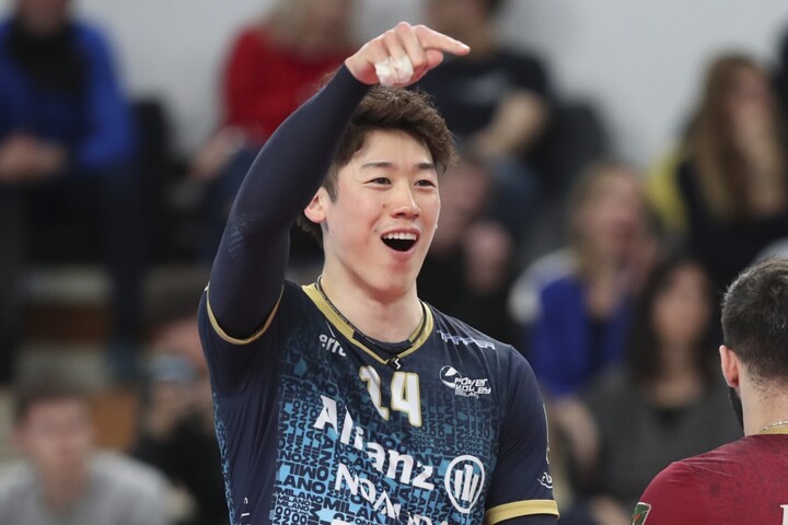 決定率「61％」の石川祐希がプレーオフ初のMVP！両チーム最多18得点を