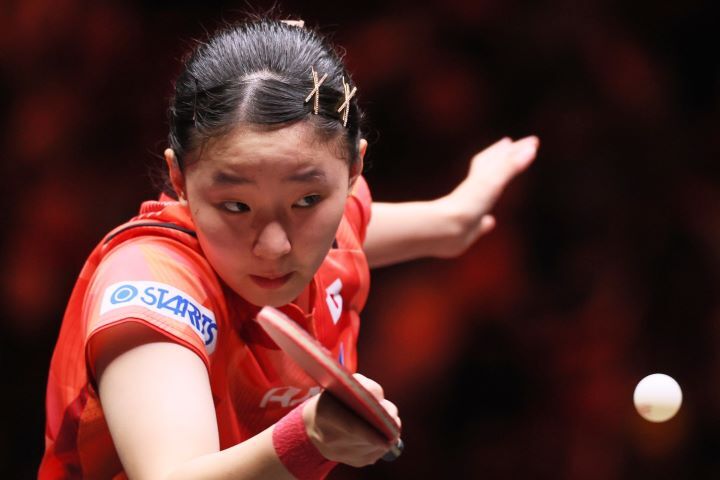 エポックワン 卓球 張本美和 集中力を切らさず大激戦に勝利 パリ