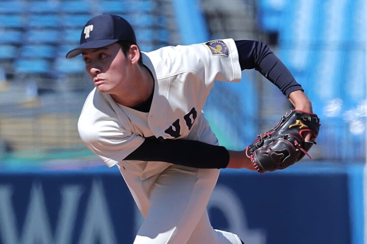 東洋大学 一條力真選手 直筆サイン色紙 千葉ロッテドラフト3位