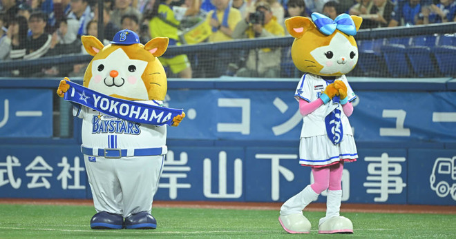 PHOTO】DB.スターマンらが球場を盛り上げる！横浜DeNAベイスターズの